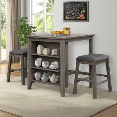 3 Piece Counter Height Dining Set N694
