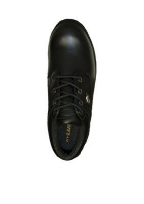 Black Leather Savoy SR Shoes N422
