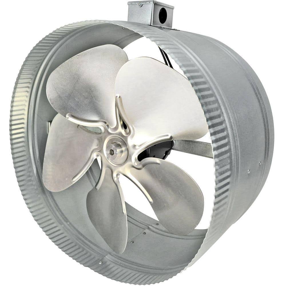 14 in. 4-Pole In-Line Duct Fan with Electrical Box N6799