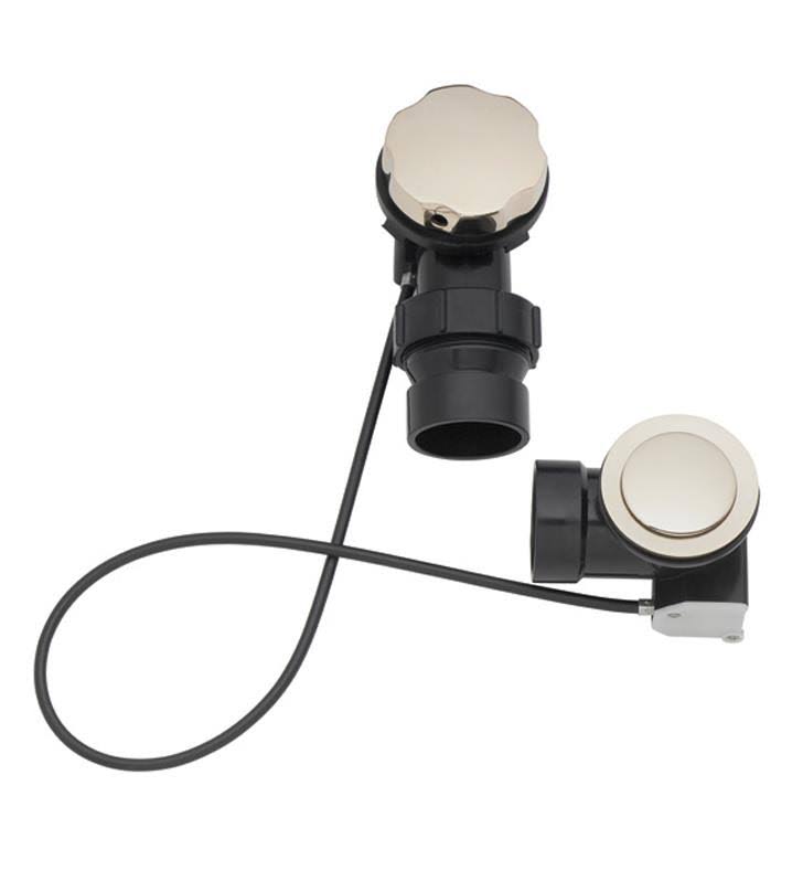 Waste and Overflow Cable Operated ABS - Satin Nickel T82725