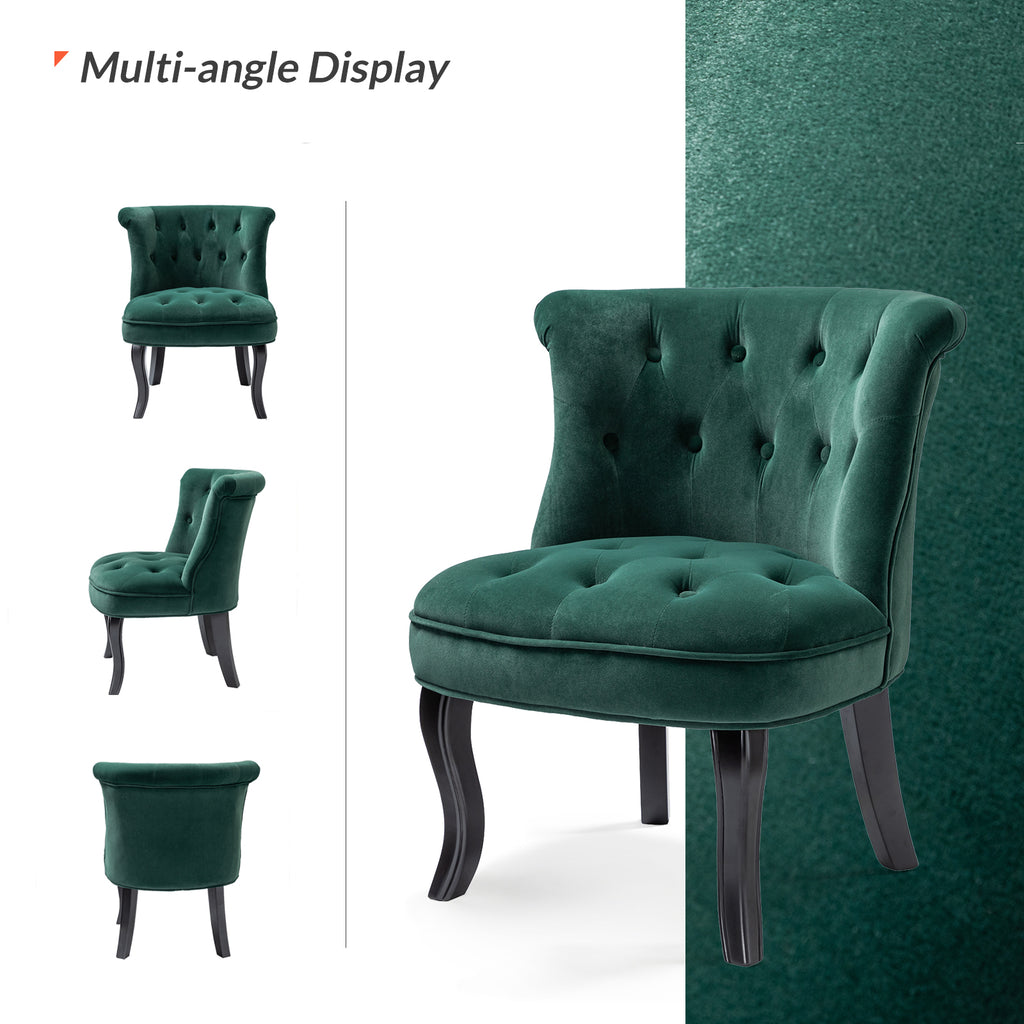 Green Velvet Accent Chair O769658