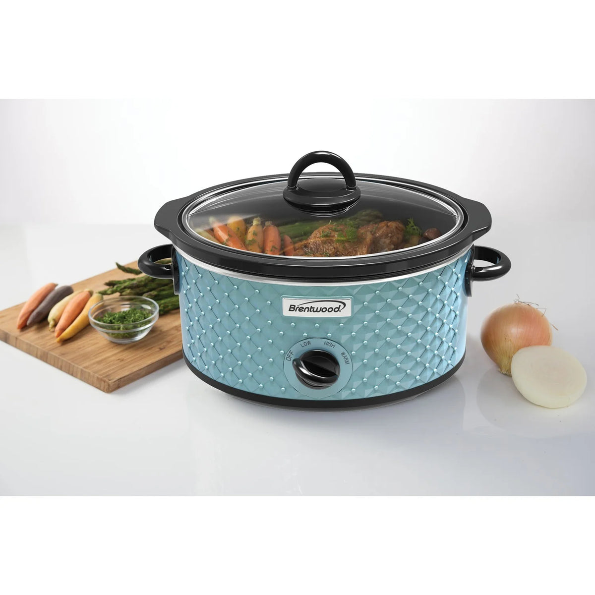 3.5-Quart Diamond-pattern Slow Cooker W347358