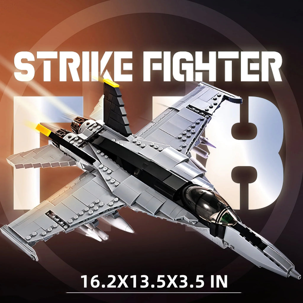 F-18 Super Hornet Fighter Jet Building Block Set Z728325