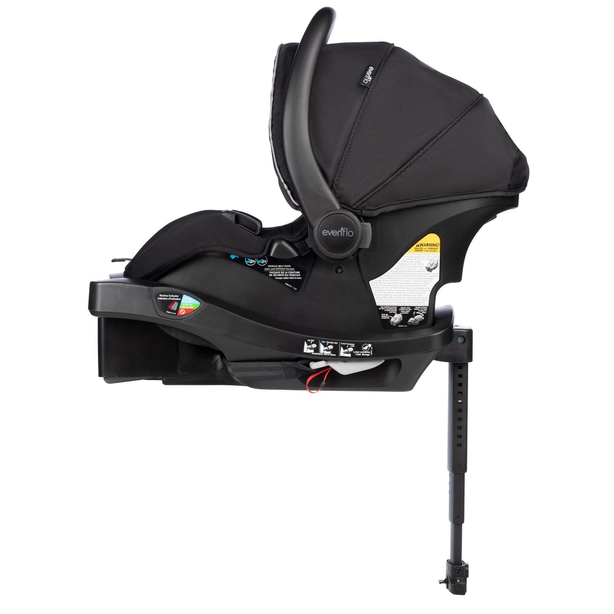 Infant Car Seat with Freeflow Fabric and SafeZone Load Leg Base S29955