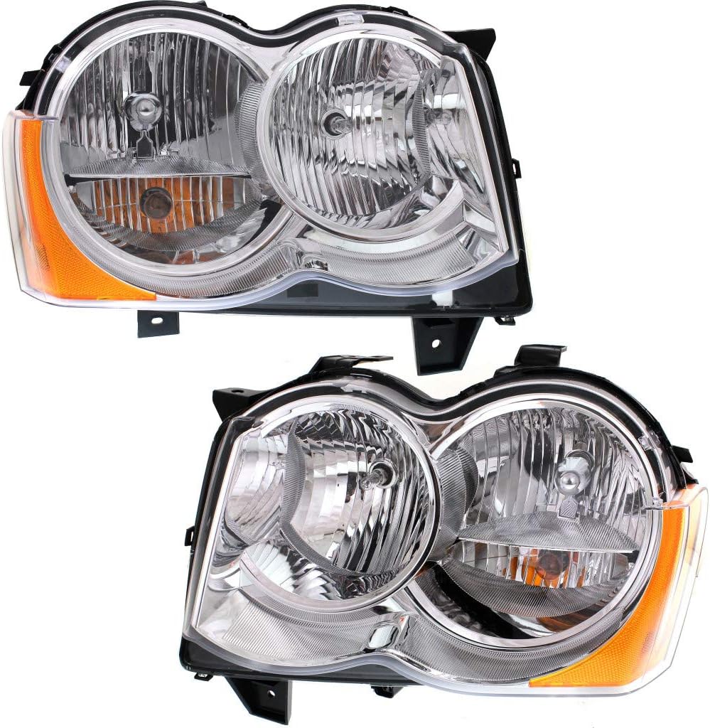 Driver Side Halogen Headlight Assembly for Jeep Grand Cherokee 2008 2010 C6505