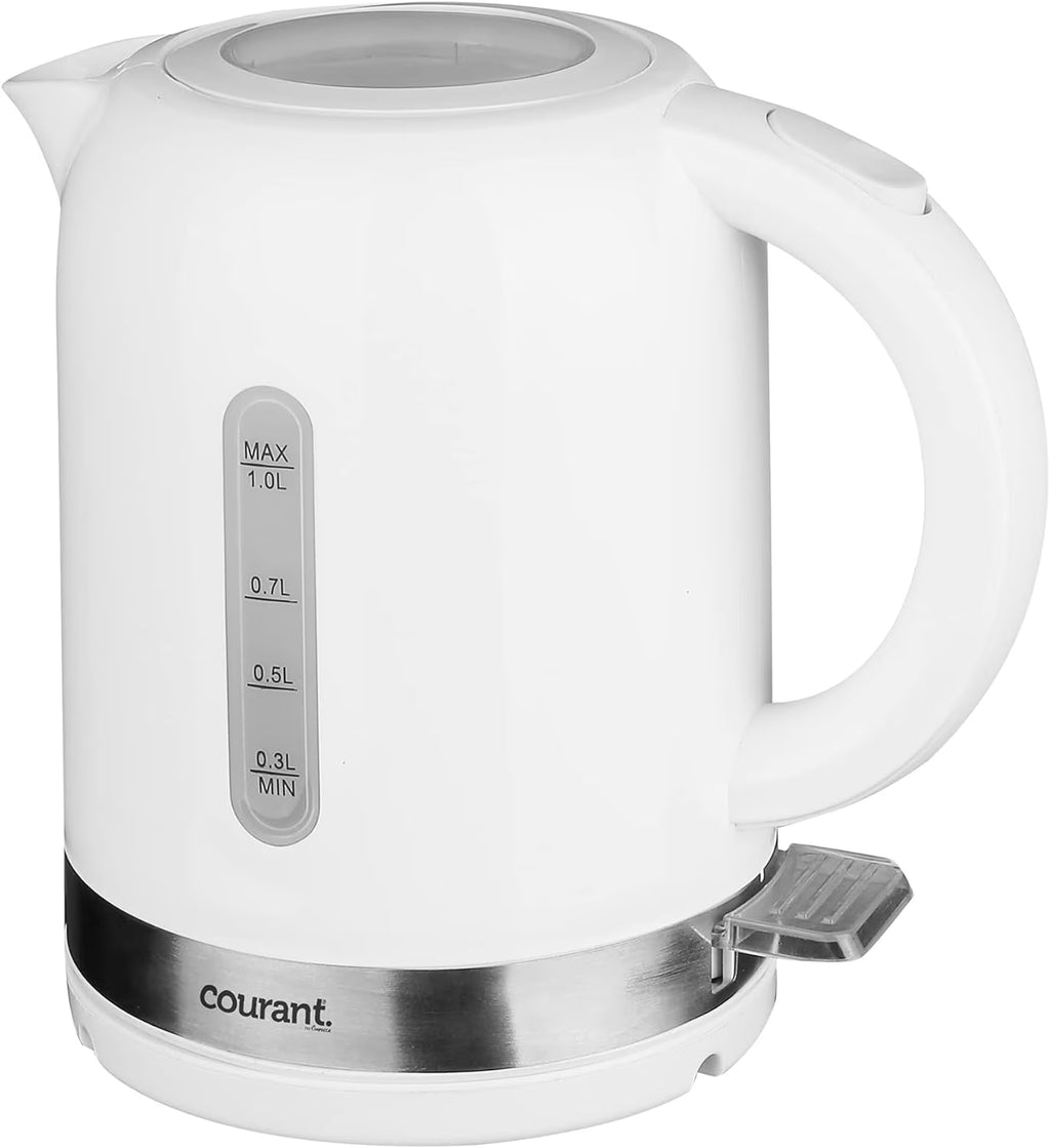 White Cordless Electric Kettle 1 Liter 1000W W881