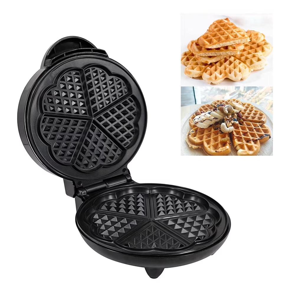 1000W Heart-Shaped Waffle Maker Iron P66800