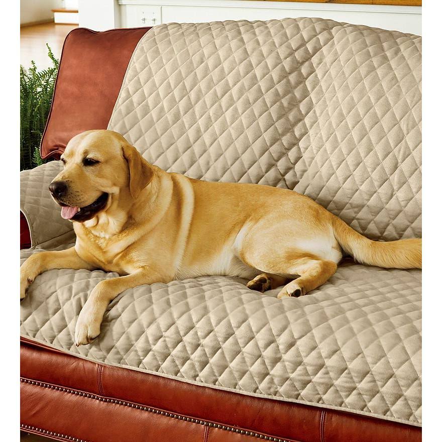 Red Polyester Pet Sofa Cover E683361