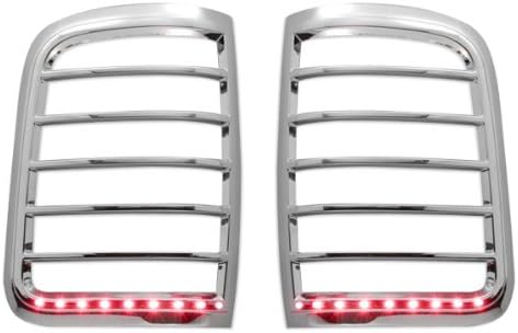 Pack of 2 LED Tail Light Bezel Trim Cover for 2004-2008 Ford F150 Styleside I546