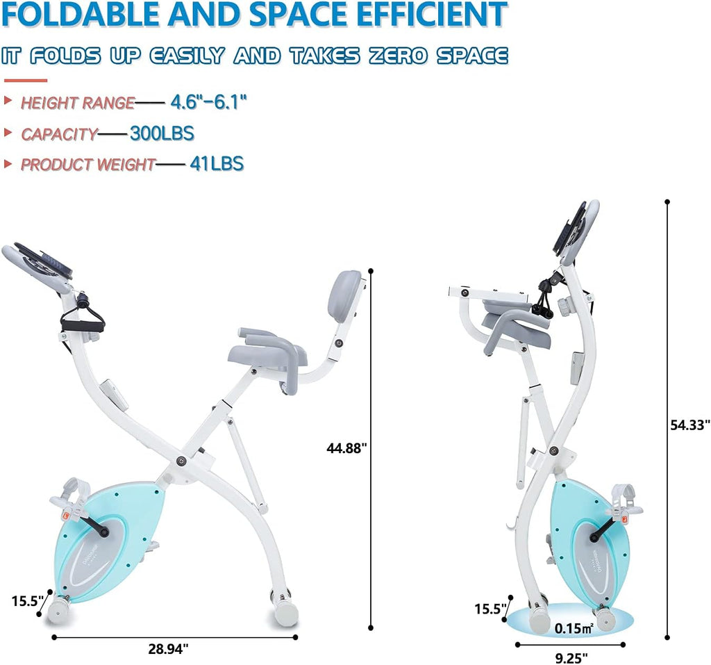 Folding Exercise Bike with Arm Workout A68883