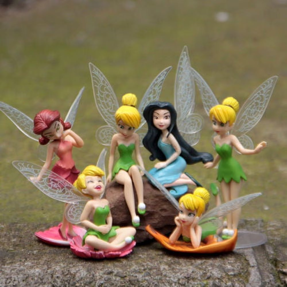 6pcs Fairy Figures Cake Topper Toy H582920