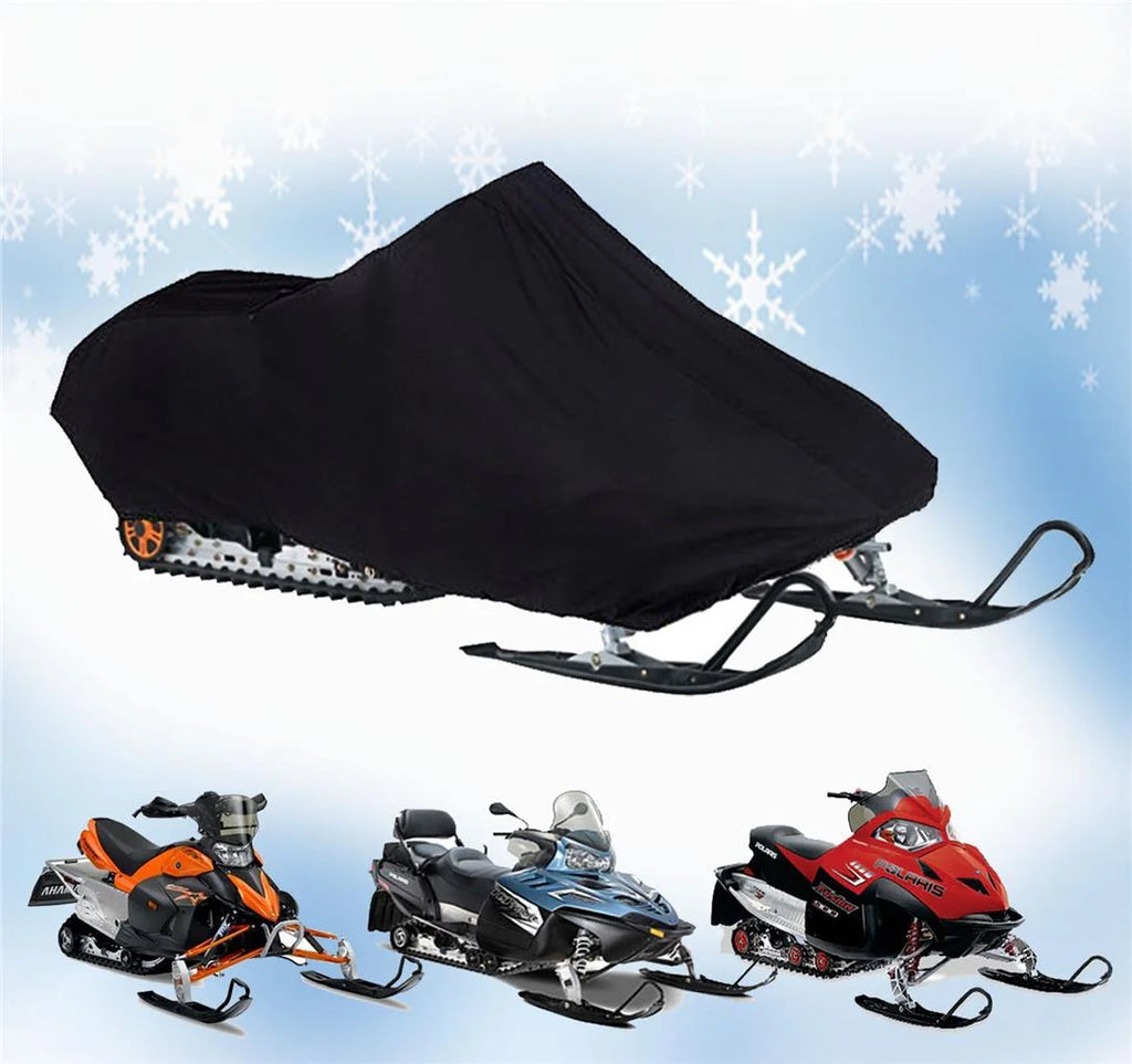 200 Denier All Black Snowmobile Cover Z271205