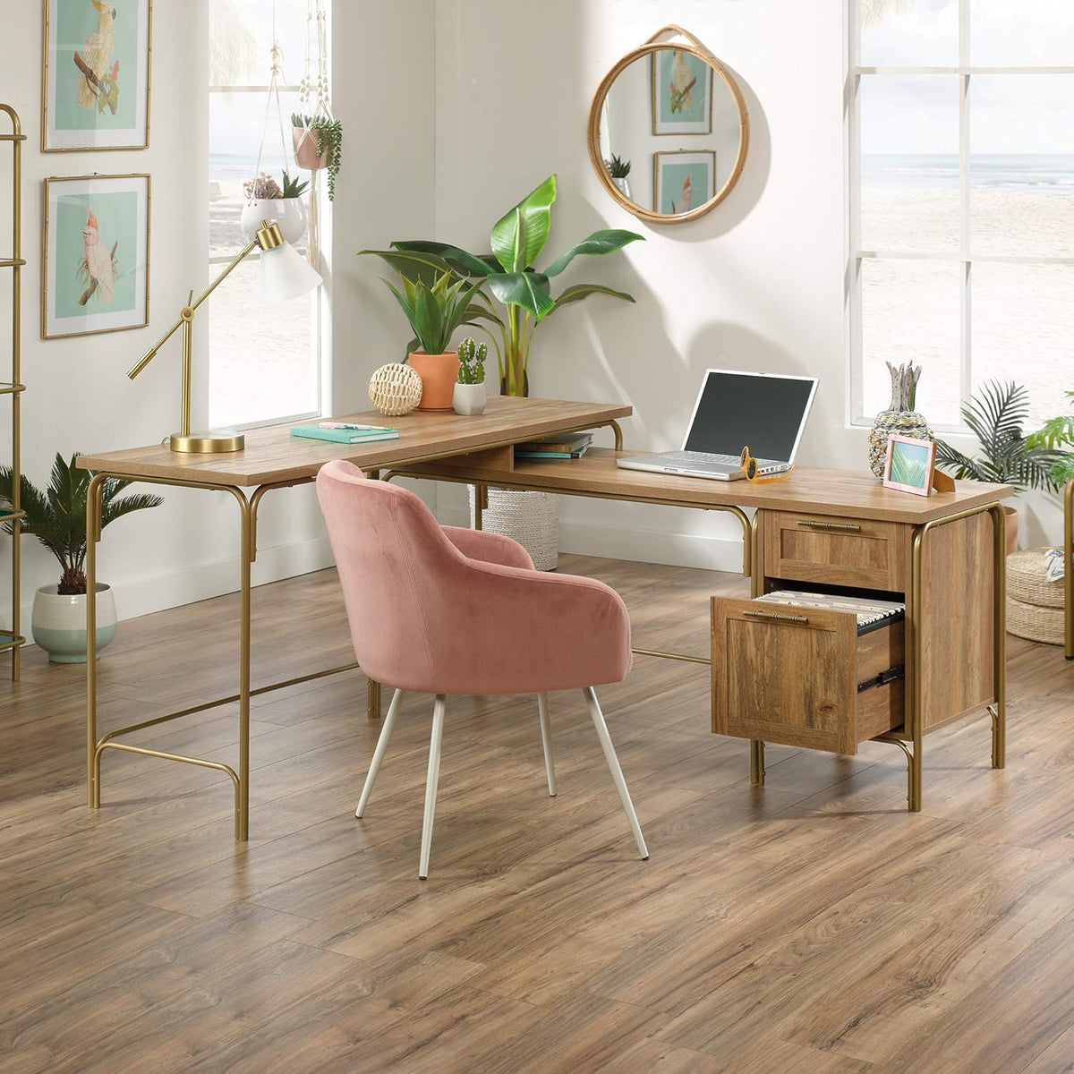 Sindoori Mango L-Desk Z1008