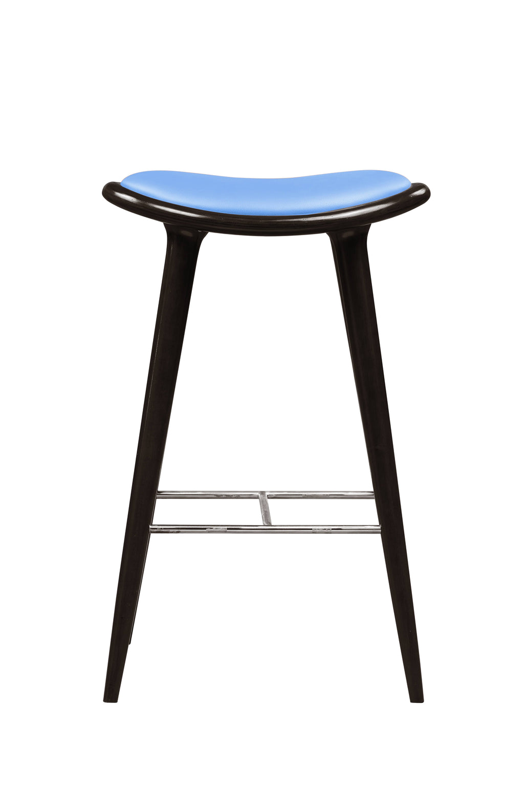Oval Stool Cappuccino Blue X651