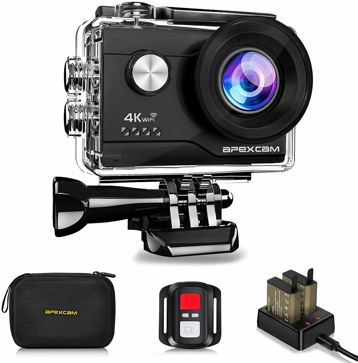 4K Action Camera 20MP Waterproof 40M Wide-Angle WiFi T326078