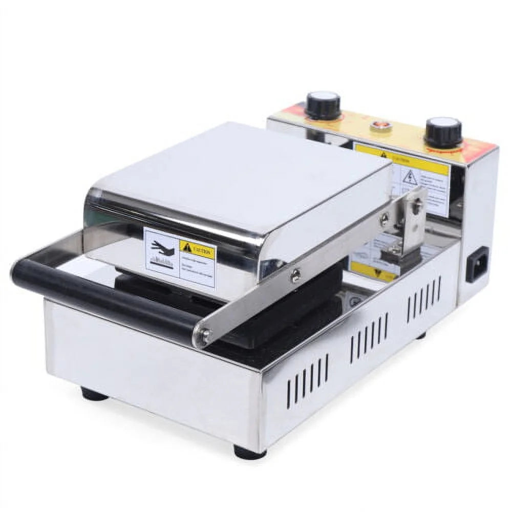 1000W Electric Burger Waffle Maker Panini Press T5181
