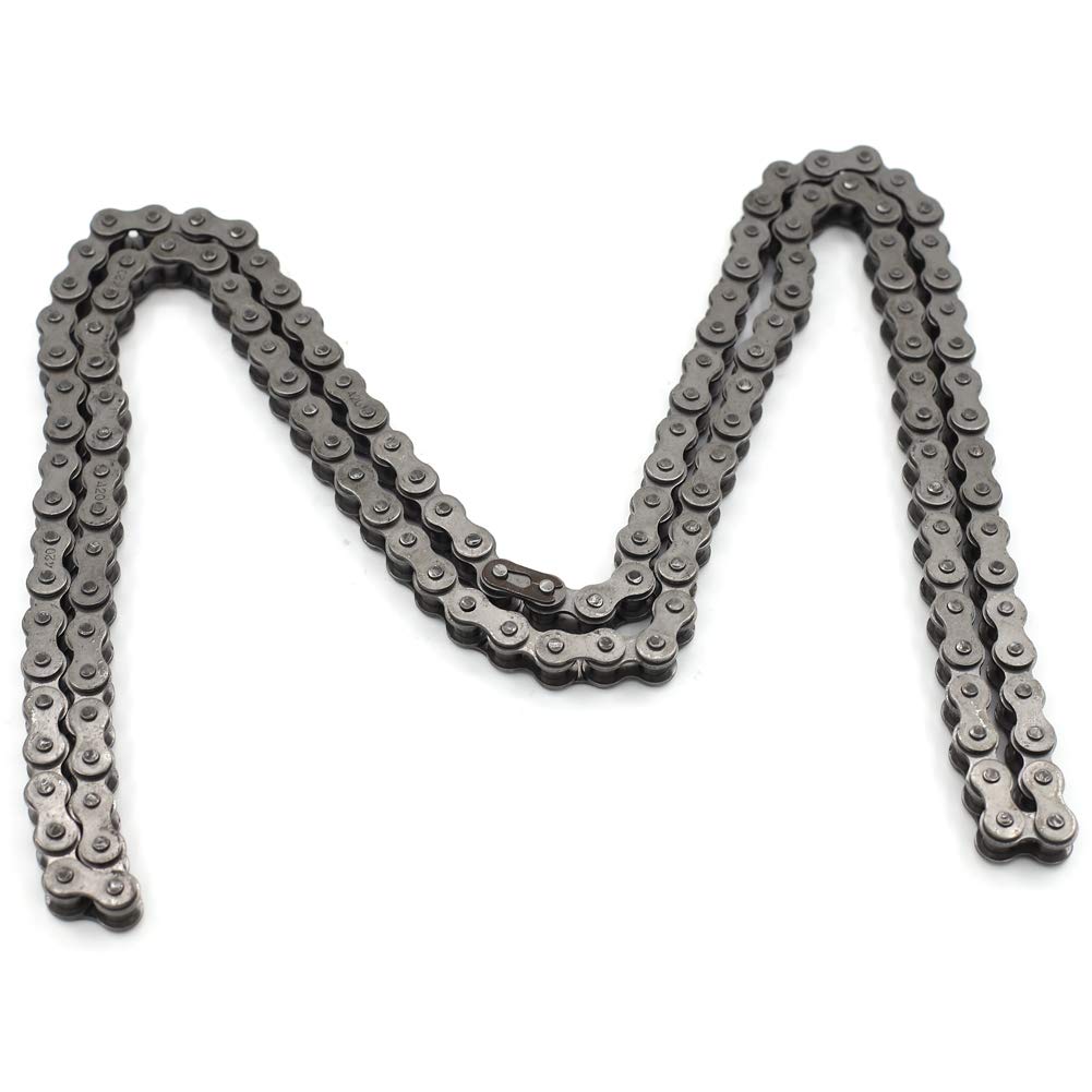420 Roller Chain 132 Link with Chain Breaker, Pack of 2 D309