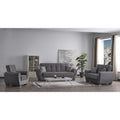Gray Microfiber Sofabed M38168