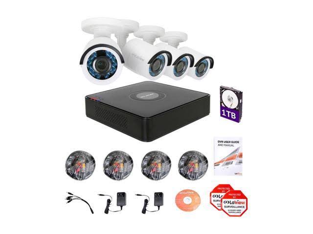 4CH 1080p HD Security Cameras Q72816