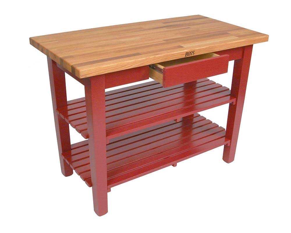 Oak Table Kitchen Island 48X30X1-1/2 H38506