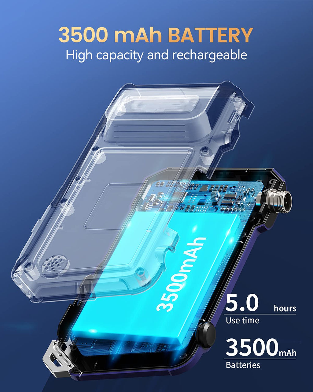 Waterproof Flexible Cable Industrial Endoscope with 5 IPS Color Screen B953