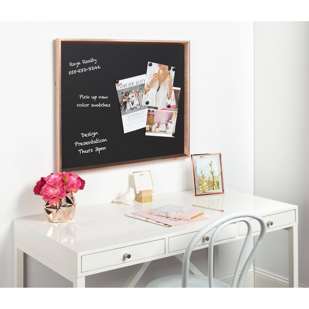 Blue Magnetic Wall Mounted Chalkboard X142