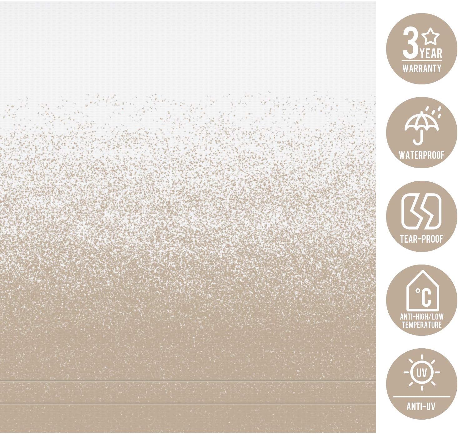 RV Awning Fabric Replacement Gray Vinyl U63775