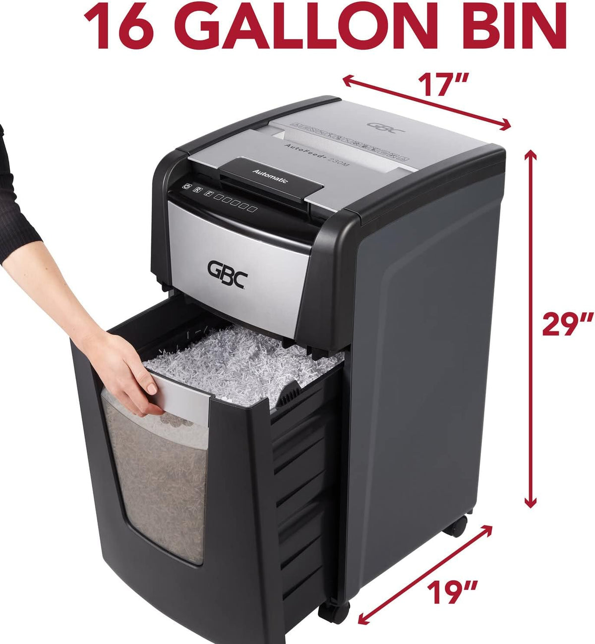 230 Sheet Capacity Micro-Cut Paper Shredder U9591