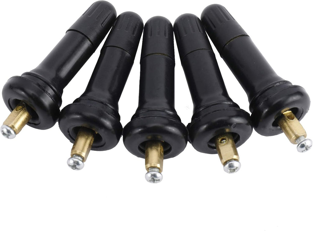 100 PCS Tire Pressure Sensor Rubber Valve Stems with Screws Pack of 2 U496