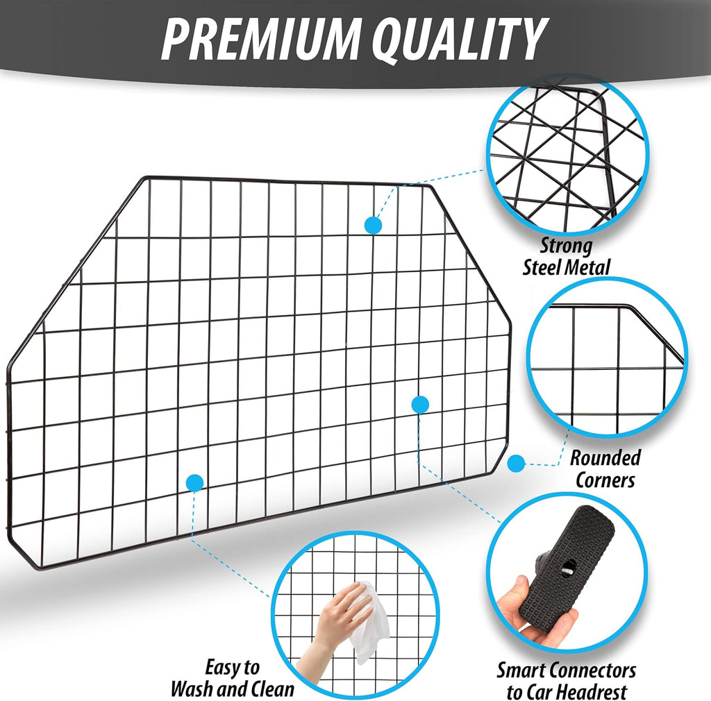 Black Heavy Duty Coated Wire Pet Barrier, Pack of 2 Z6952