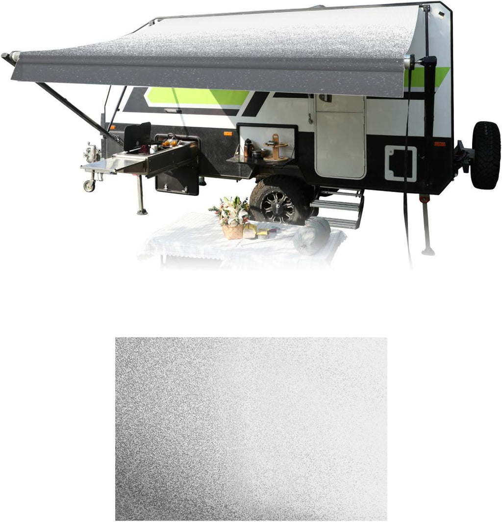 RV Awning Fabric Replacement Gray Vinyl U63775