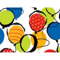 Multicolor Balloon Pop! Gift Wrap Roll X5288