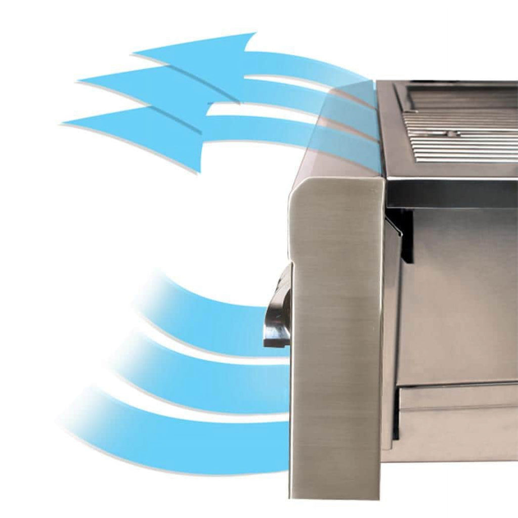 26-Inch 2-Burner Built-In Propane Gas Grill L18466