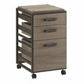 3-Drawer Vertical Filing Cabinet Restored Gray I868412