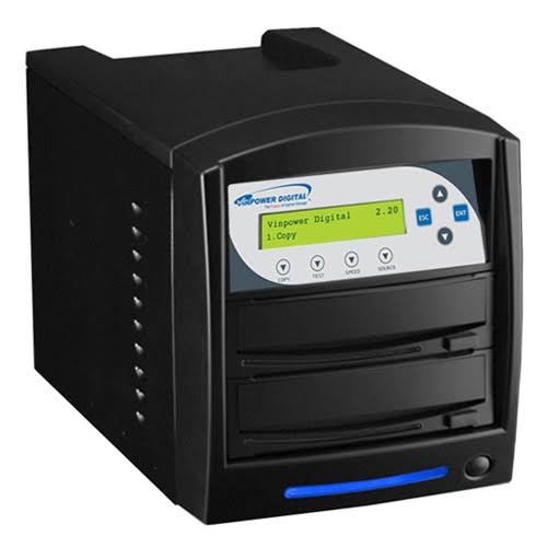 Black 1 to 1 DVD CD Tower Duplicator D8065
