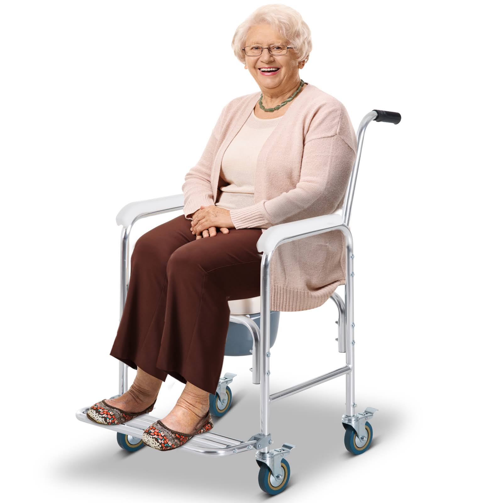 Medical Rolling Commode Chair E643060