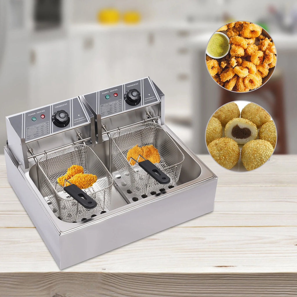 5000W Electric Deep Fryer 12L Single Tank V3165