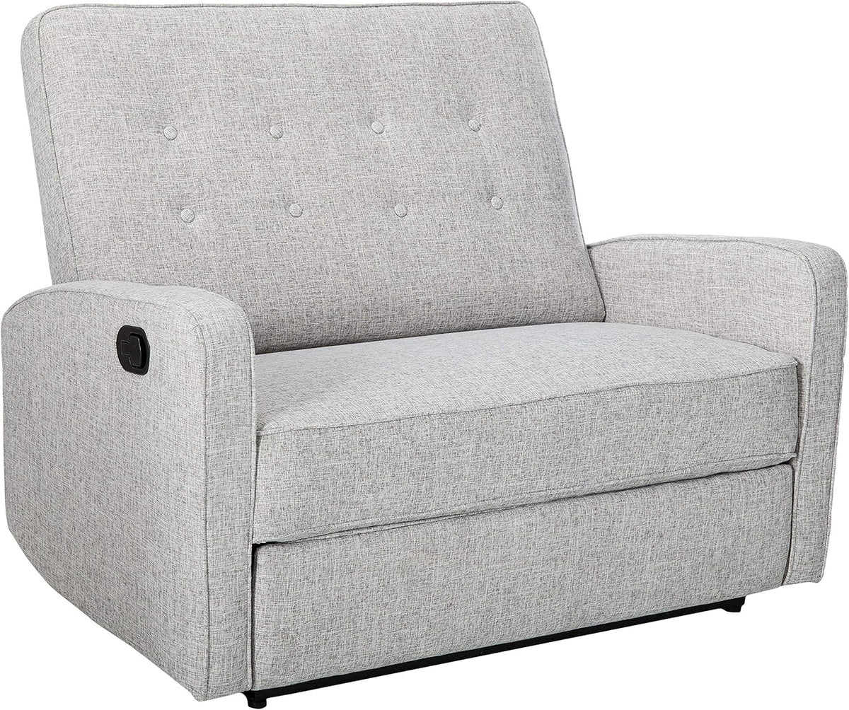 Reclining Loveseat Grey Black Z439757