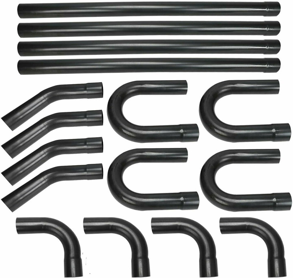 8 PCS Stainless Steel Exhaust Pipe Kit J6057