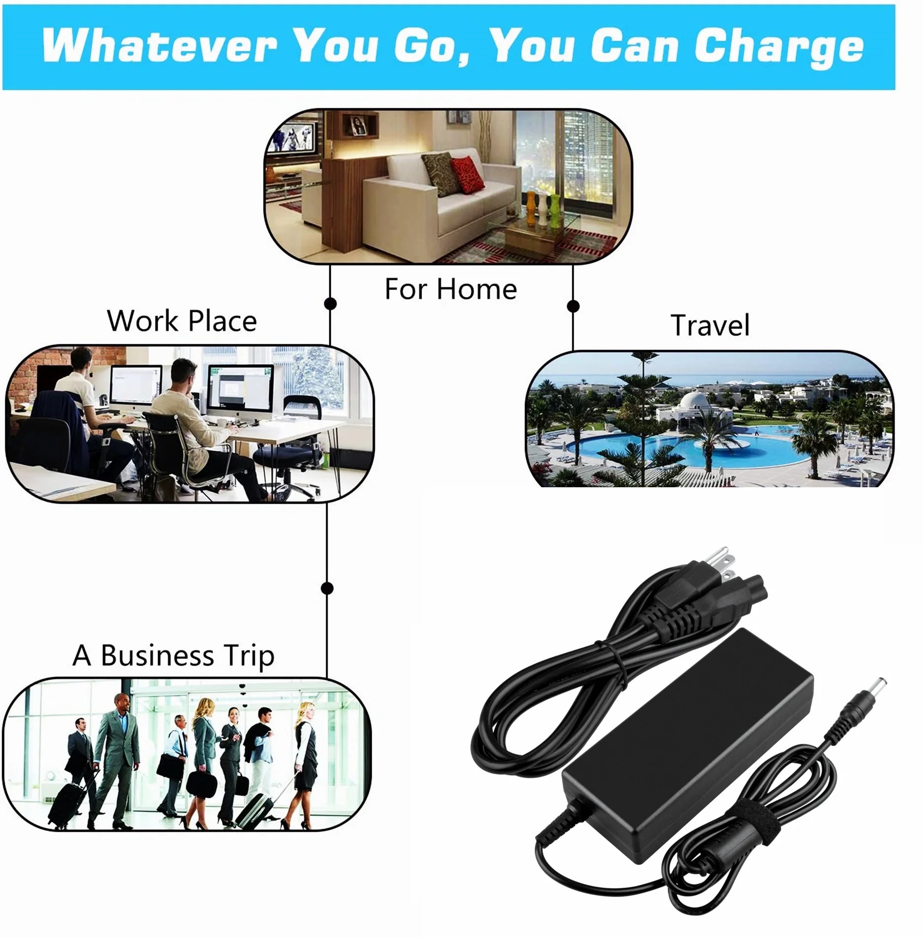 AC/DC Adapter Charger for Folding Scooter E96876
