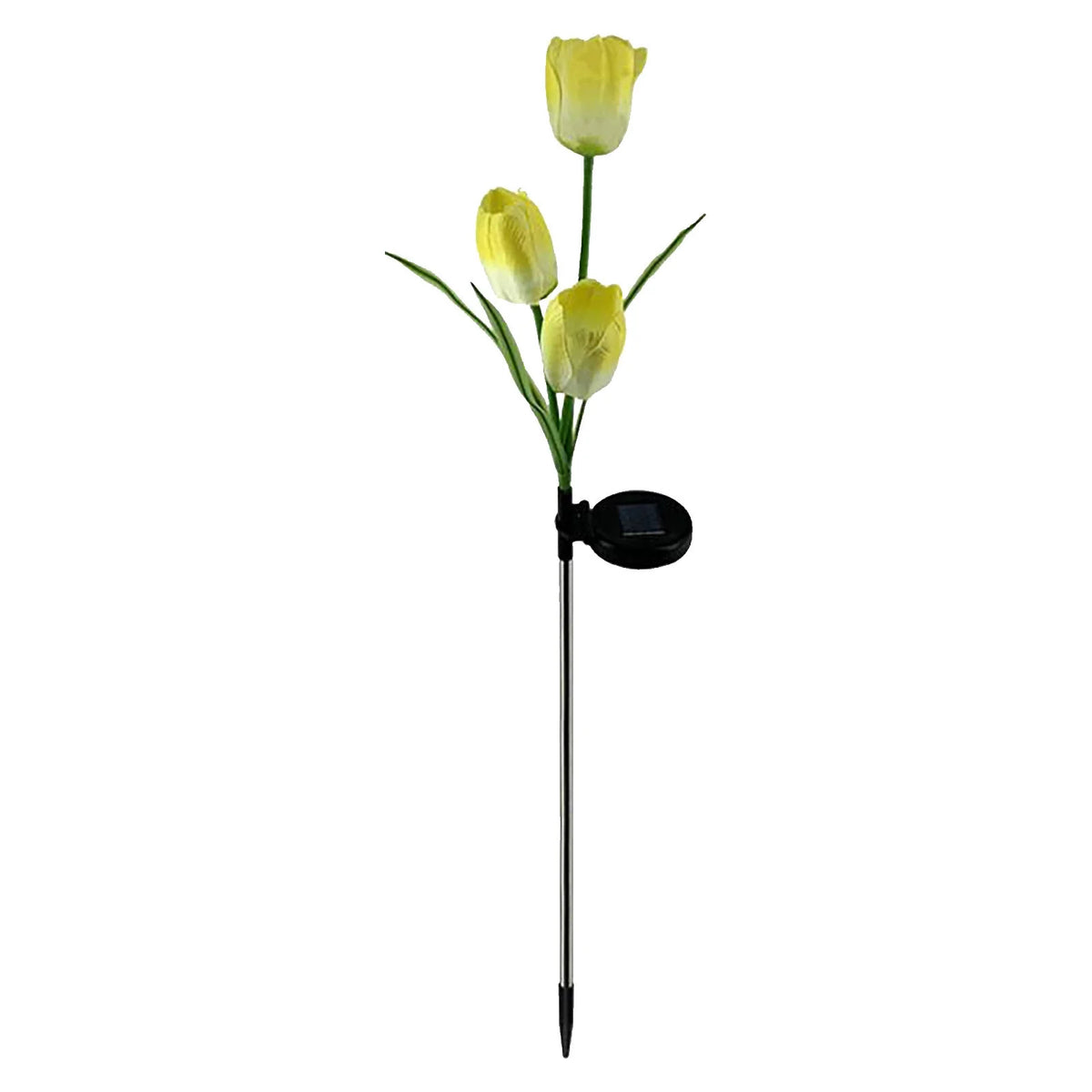 Solar Flower Simulation Ground Lamp Outdoor Rose P677