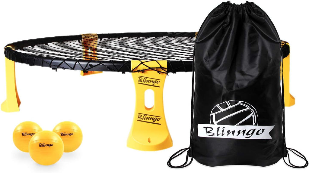 Spike Ball Roundnet Game Set with Carrying Bag and Strip Light F226916