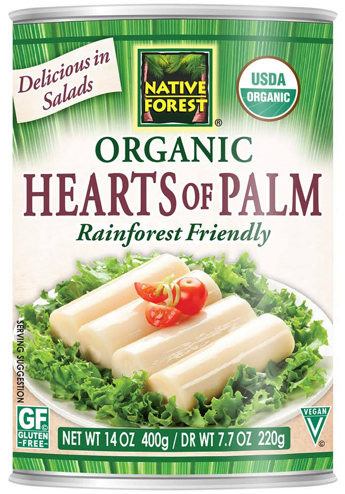 Organic Hearts of Palm, 14 Ounce Cans (Pack of 12) U4005
