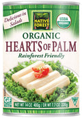 Organic Hearts of Palm, 14 Ounce Cans (Pack of 12) U4005