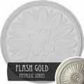 Fairfax Ceiling Medallion, Hand-Painted Flash Gold J182747