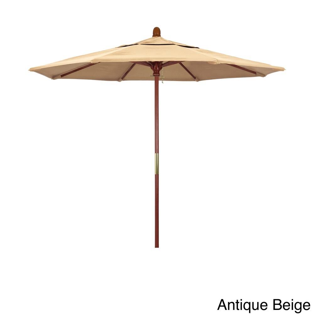 Navy Blue 7.5ft Round Wood Umbrella F7717