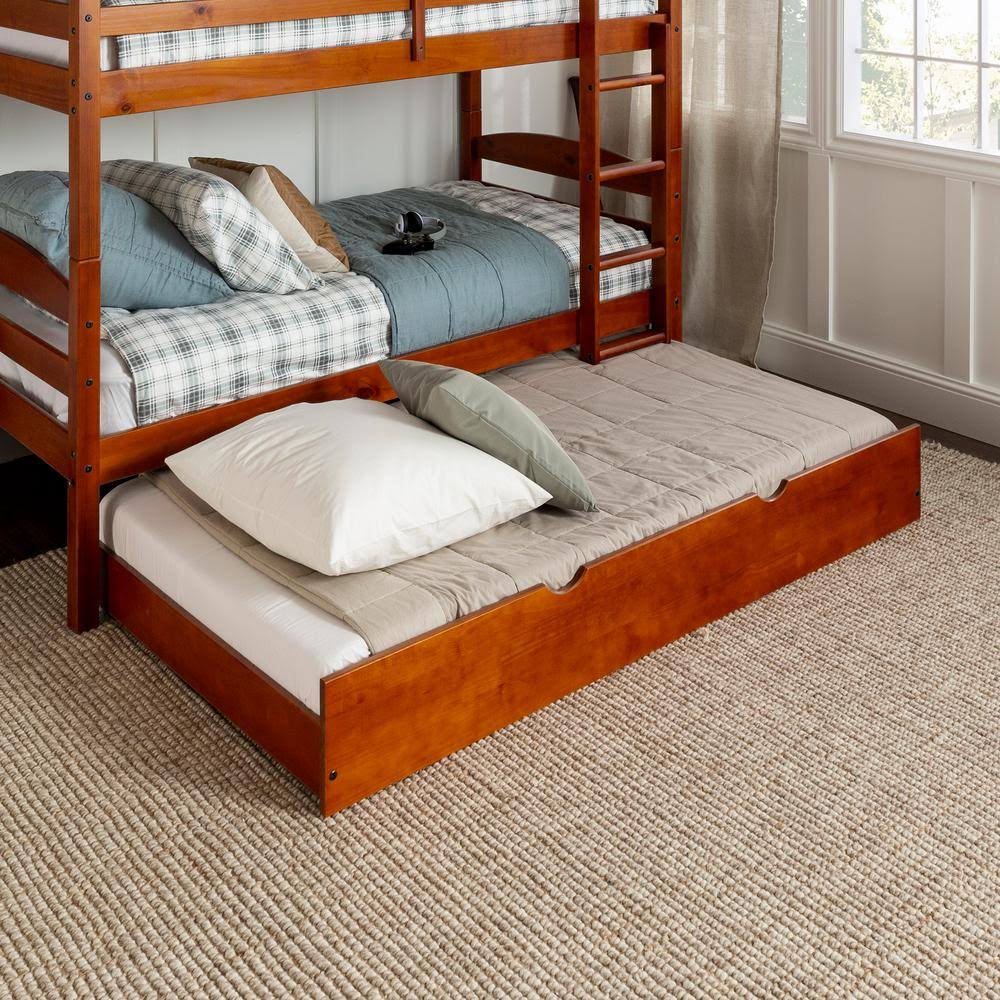 Cherry Solid Wood Trundle Bed U290807