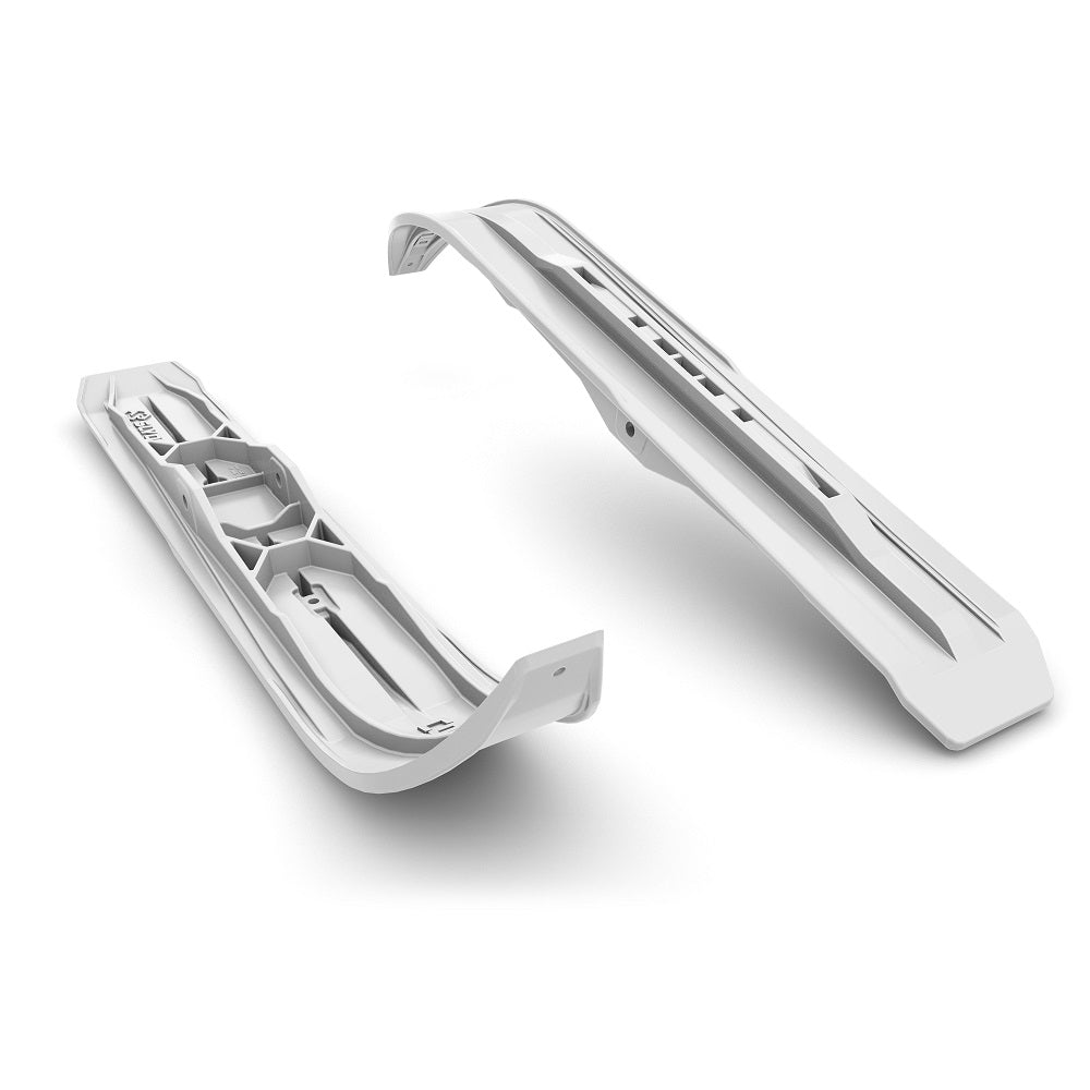 Pair of White 6" Snowmobile Skis Z32293