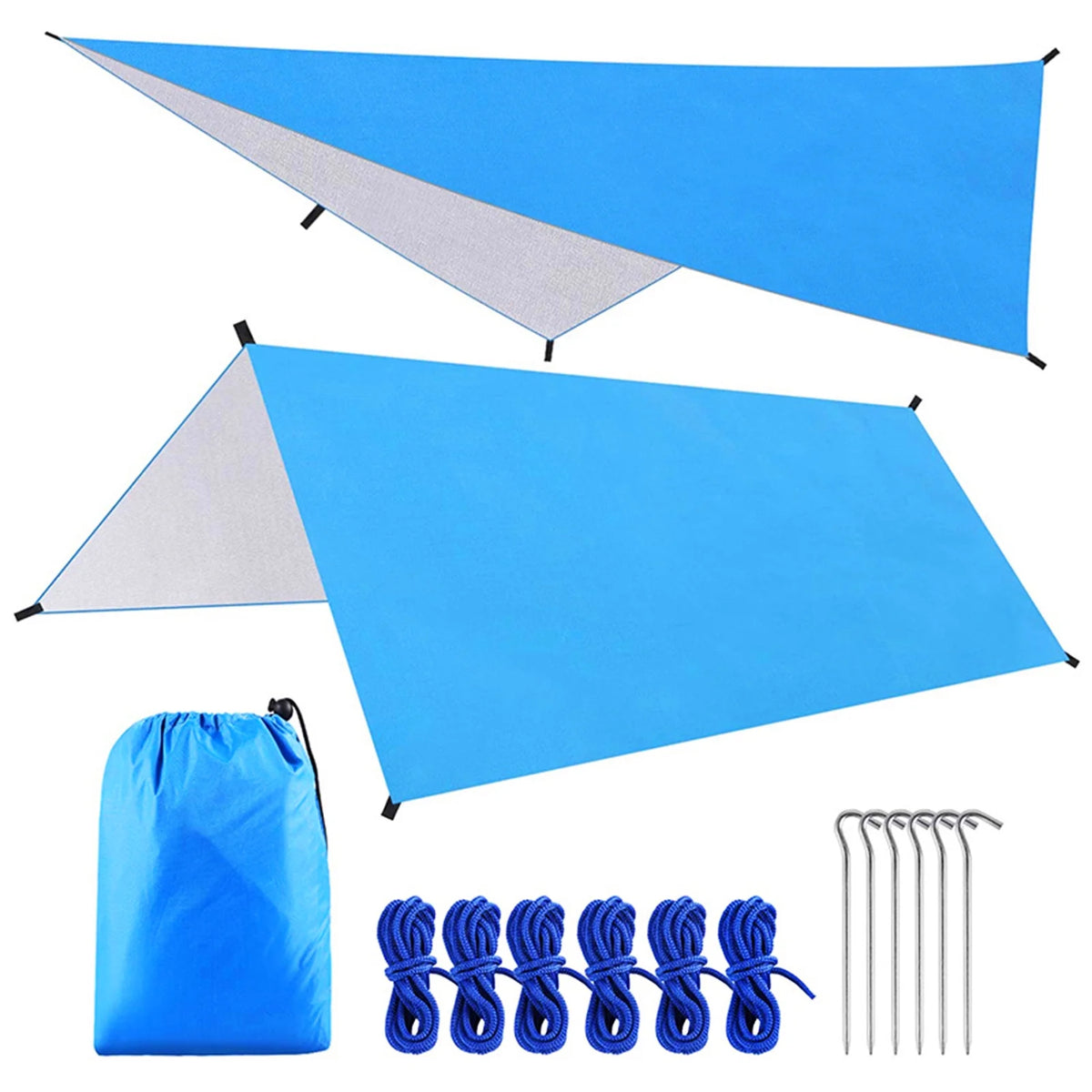 9.8 * 9.8ft Waterproof Camping Tarp Canopy I211