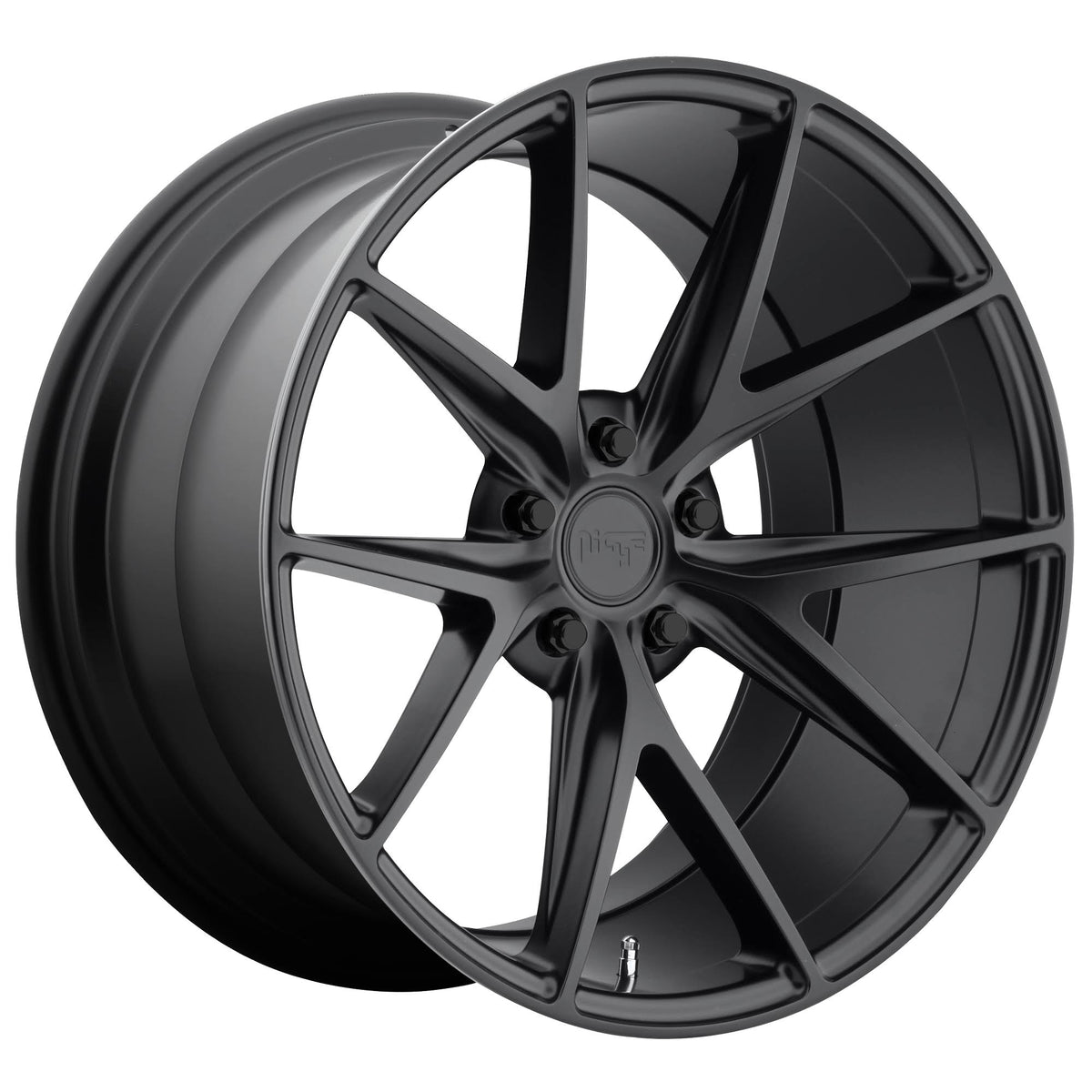 Misano Matte Black 18x8 5x112 42mm Wheel E914